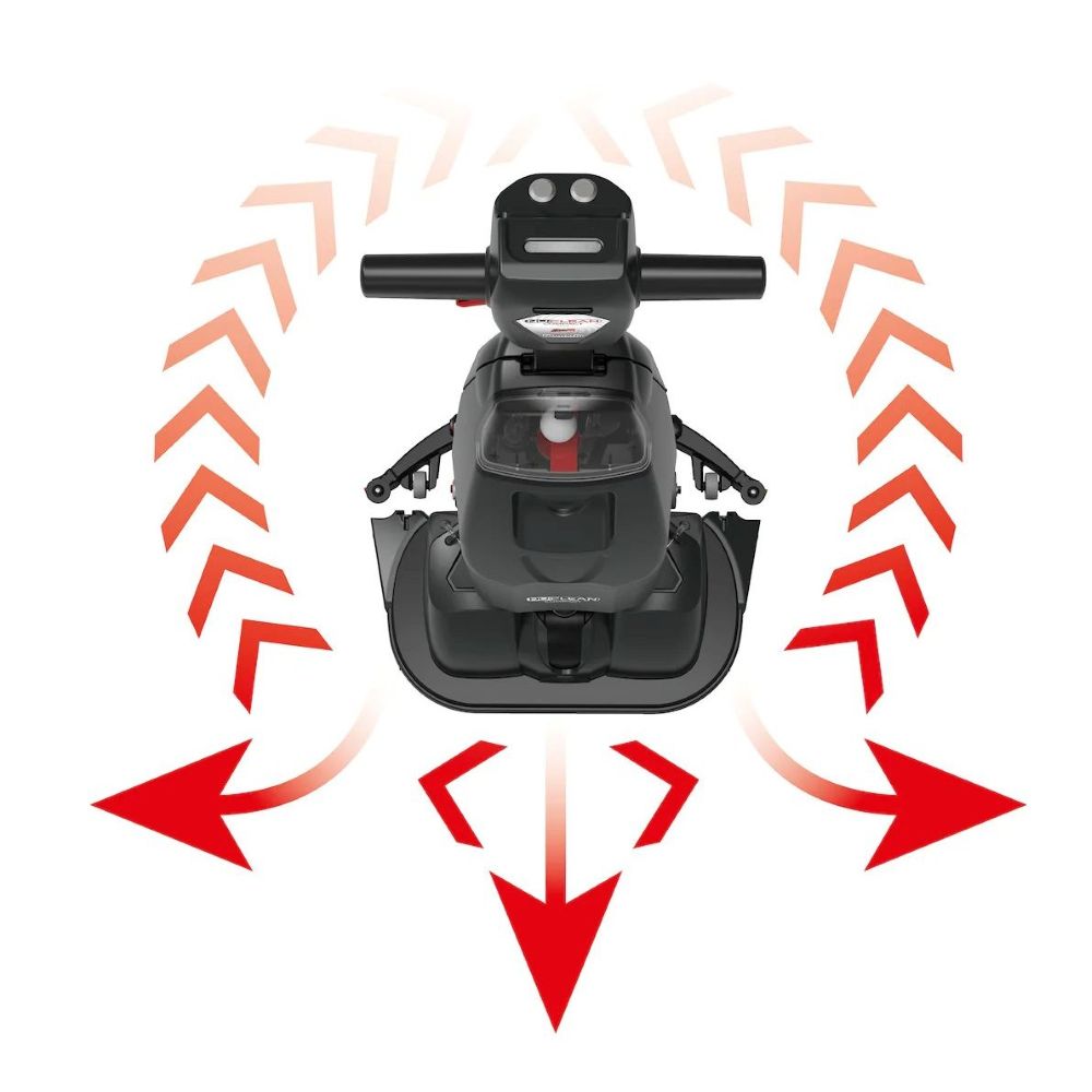 Mobilność 360 stopni automatu czyszczącego Numatic NCC 440 NX
