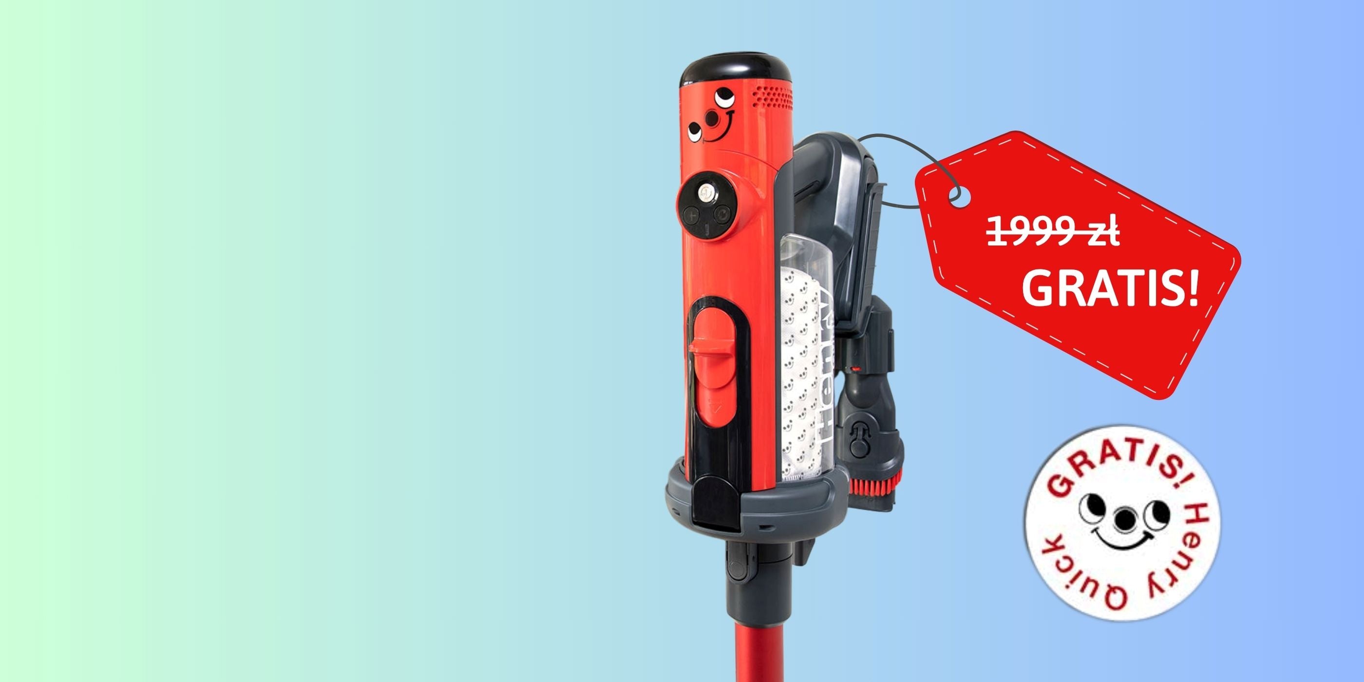 Promocja Numatic Henry Quick GRATIS do urządzeń zasilanych baterią Numatic NX300