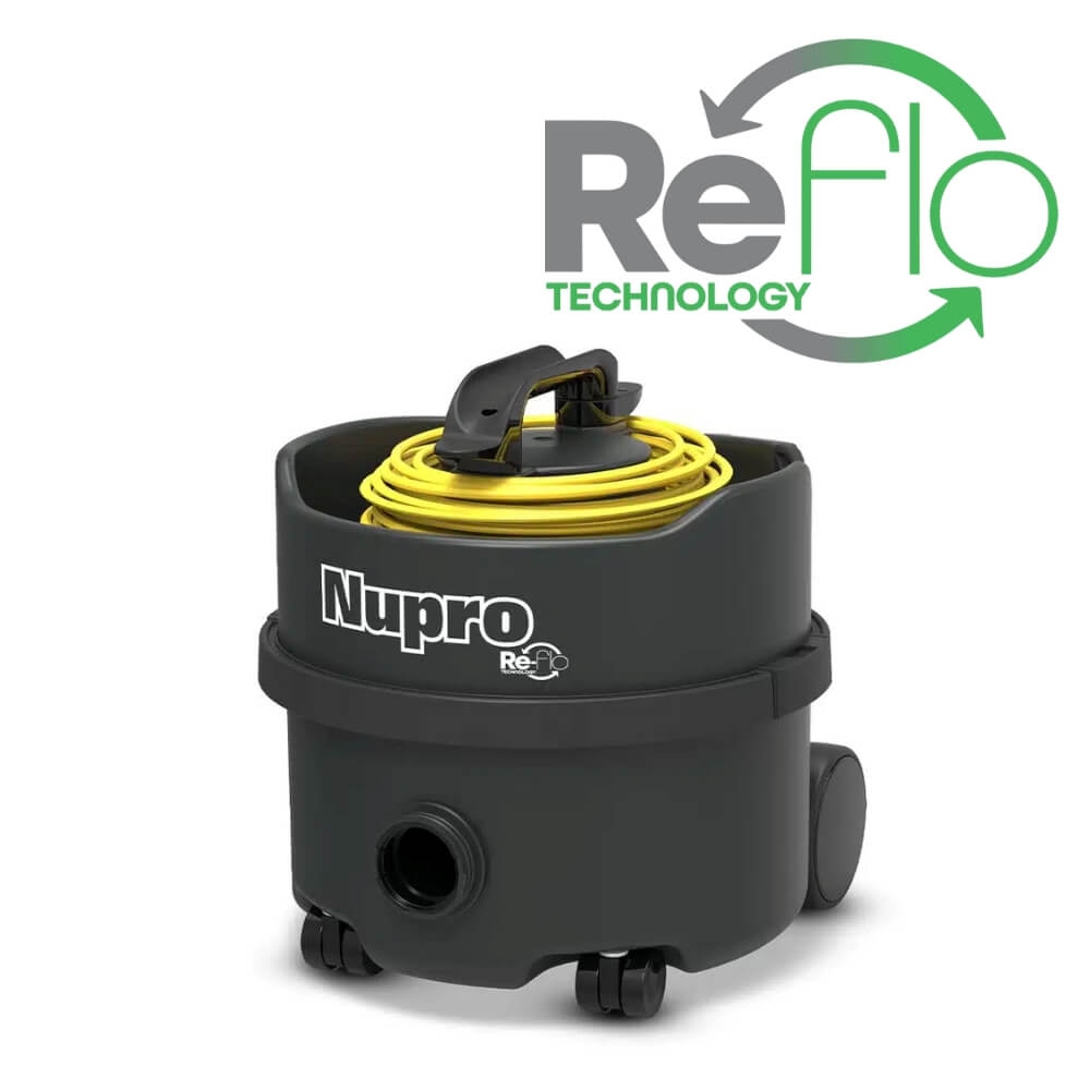 Technologia Numatic ReFlo w odkurzaczu do pracy na sucho Numatic PRP 180