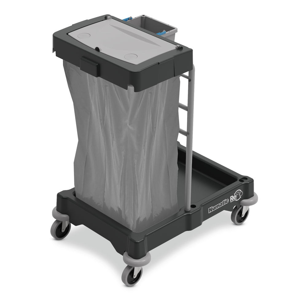 Tył z prawej strony wózka do mycia podłóg Numatic SM 1405