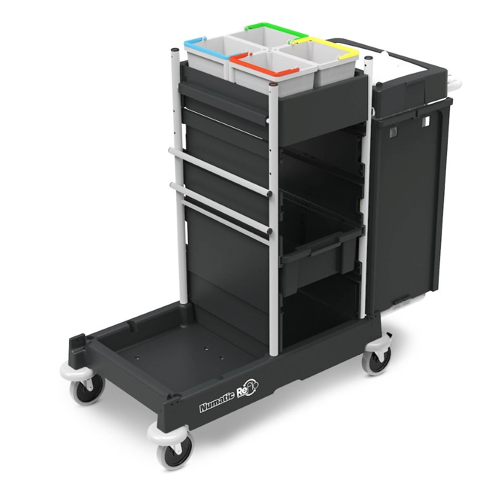 Wózek do sprzątania podłóg Numatic SM2 wyposażony w zestaw Numatic SRK21