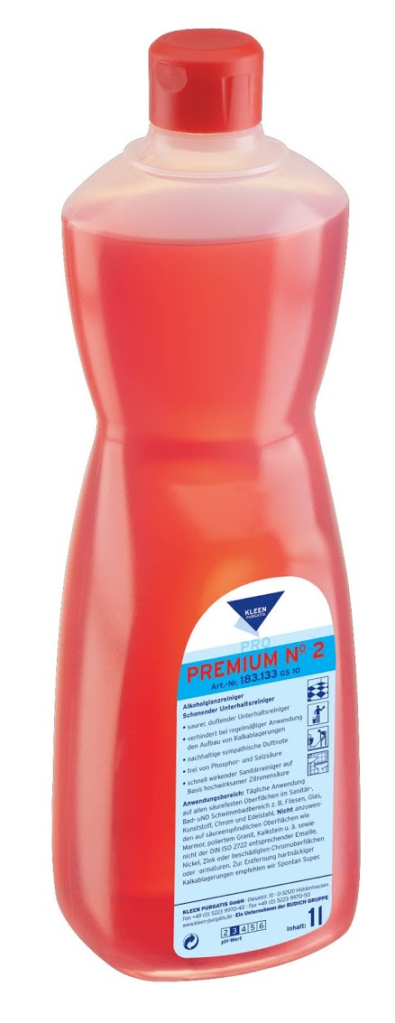 Kleen Premium nr 2 ECO - łagodny środek do czyszczenia w łazienkach i toaletach