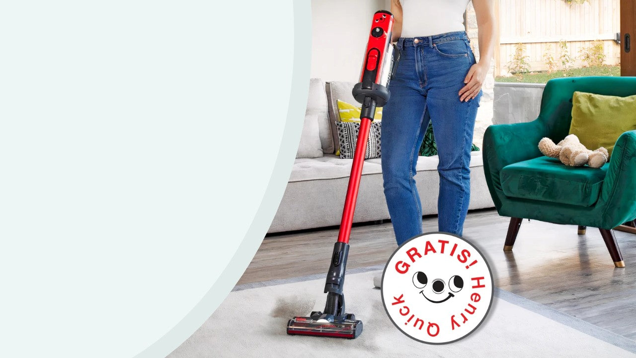 Odkurzacz pionowy Numatic Henry Quick gratis przy zakupie dowolnego urządzenia zasilanego baterią Numatic NX300