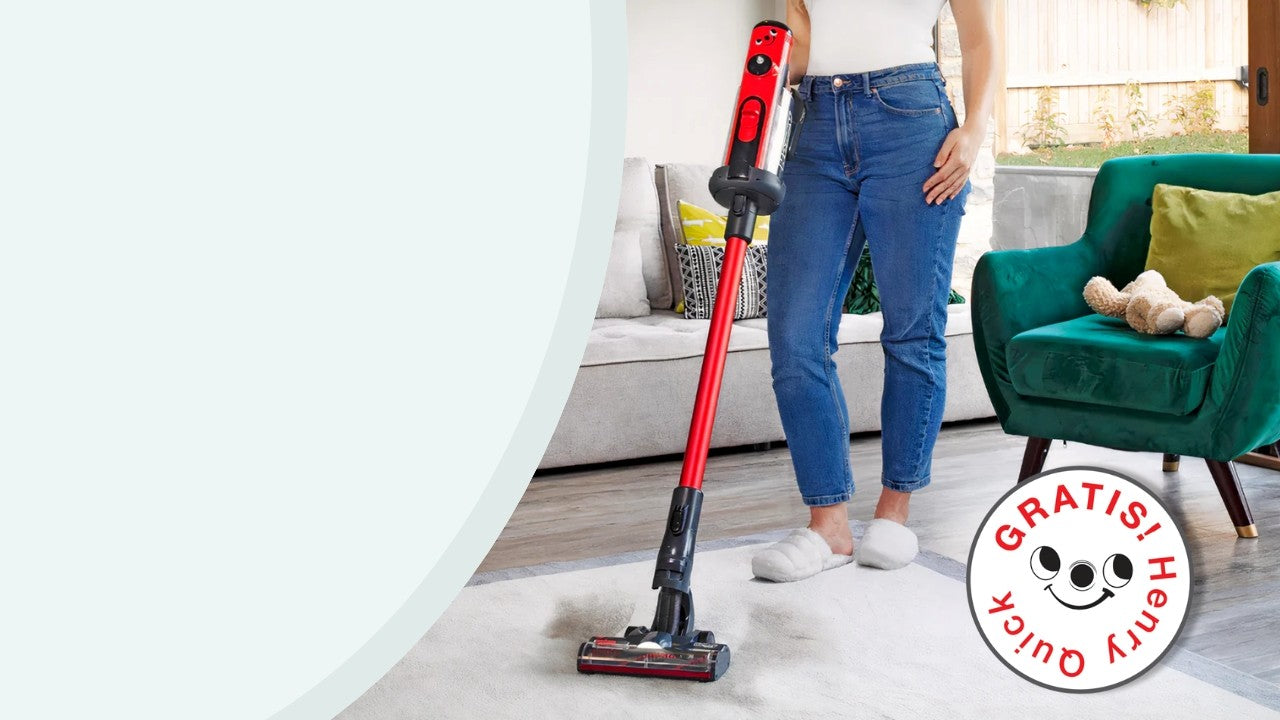 Odkurzacz pionowy Numatic Henry Quick gratis przy zakupie dowolnego urządzenia zasilanego baterią Numatic NX300