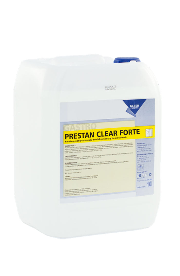 Kleen Prestan Clear Forte 10 l - płyn nabłyszczający