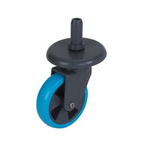 Koło 80 mm gumowane, skrętne, z odbojnikiem Fantom TEK 562T