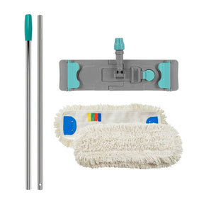 Kompletny mop płaski do mycia podłóg TTS Speedy - 2 otwory