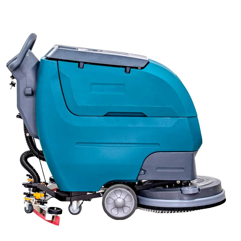Maszyna czyszcząca do mycia podłóg pchana PULSARE D5 prawy bok