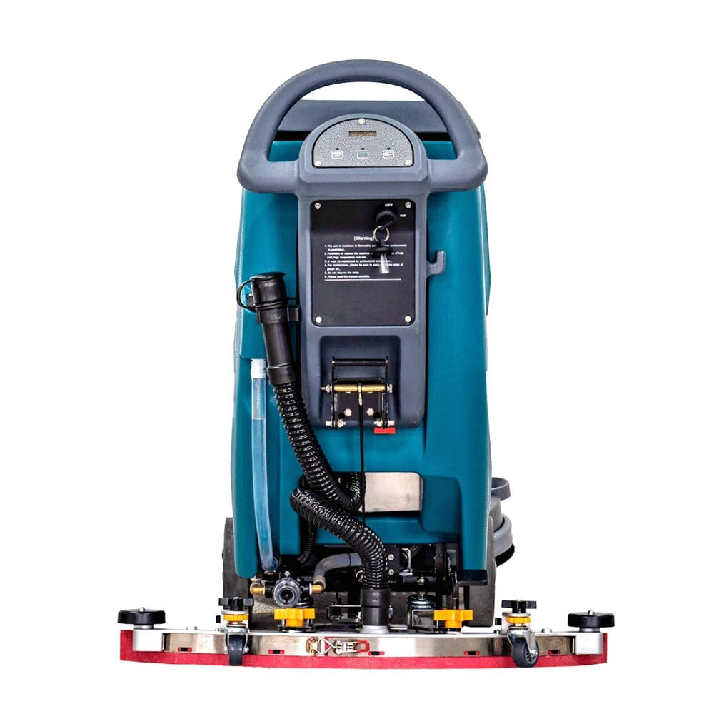 Maszyna czyszcząca do mycia podłóg pchana PULSARE D5 tył