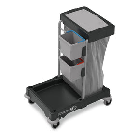 Przód z lewej strony wózka do mycia podłóg Numatic SM 1405