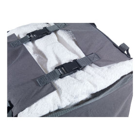 System zamykania worka w wózkach hotelowych na pranie z serii NX marki Numatic