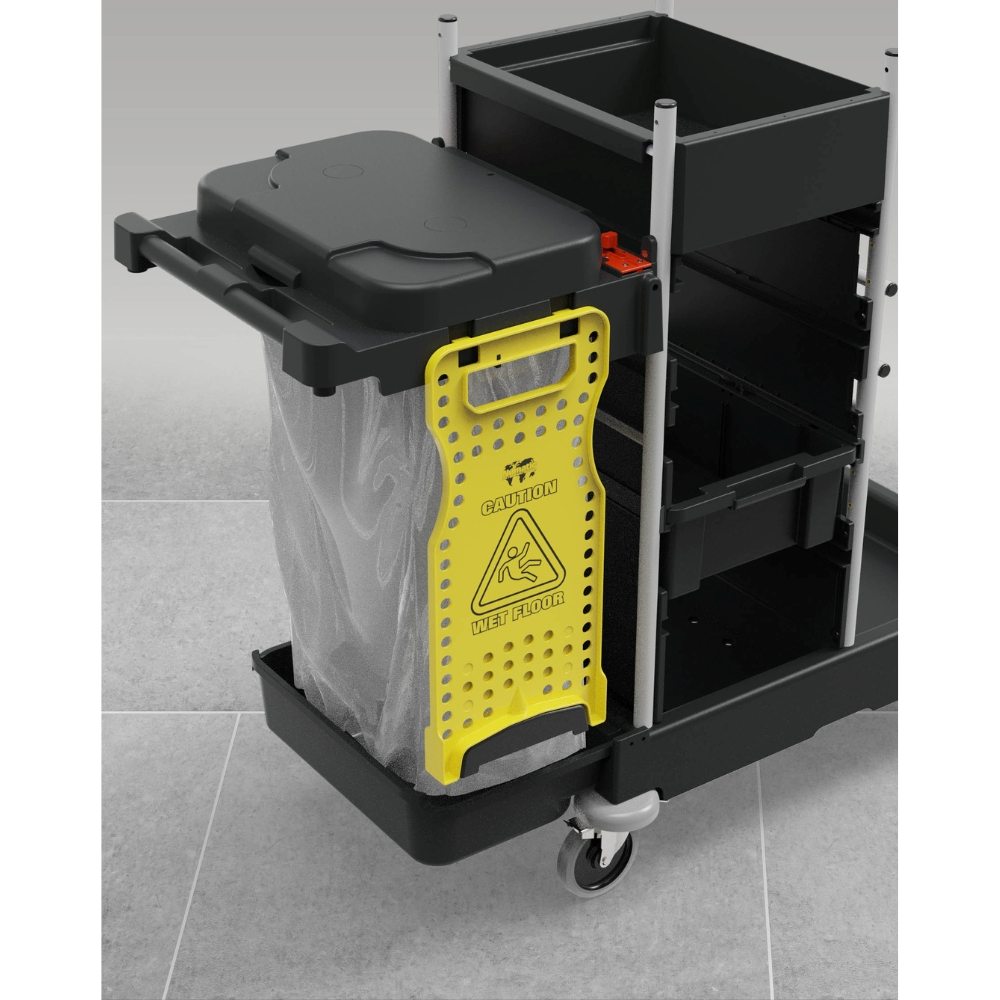 Uchwyt na znak ostrzegawczy w wózku do sprzątania podłóg Numatic SM1