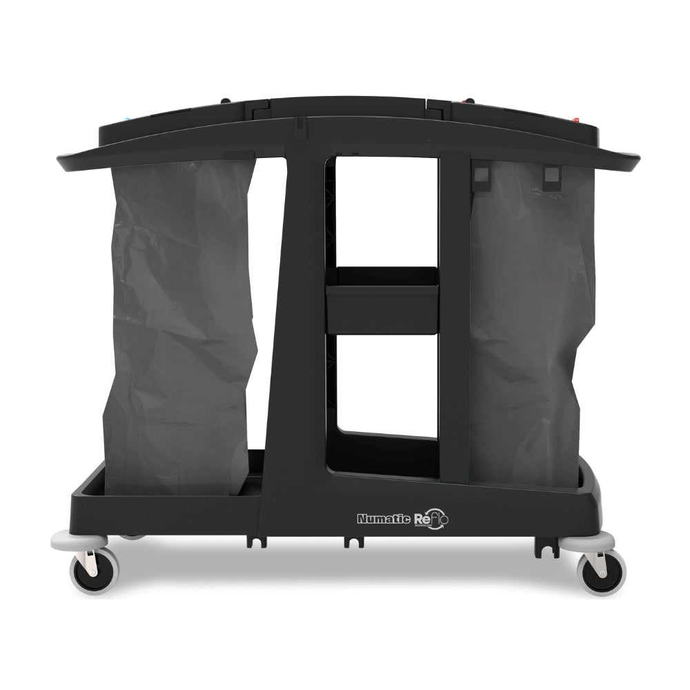 Lewy bok wózka do segregacji odpadów Numatic EM4