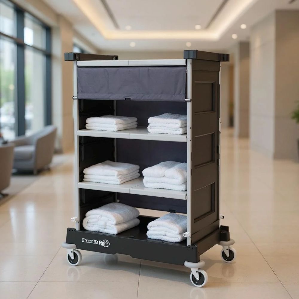 Wózek hotelowy Numatic NKT 0 R – profesjonalne wsparcie dla służby pięter
