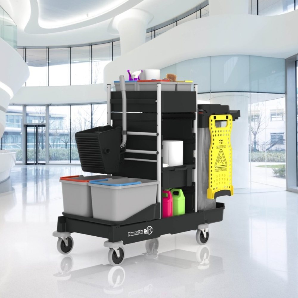 Zastosowanie wózka do sprzątania podłóg SM1 SRK1 SRK21