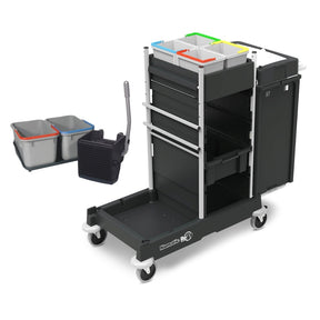 Wózek do sprzątania podłóg Numatic SM2 wyposażony w zestaw Numatic SRK1 i SRK21