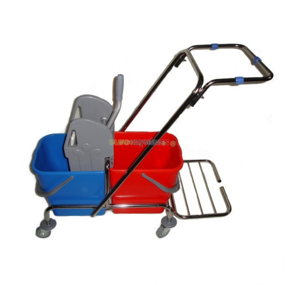 TTS 2x15 L - wózek do sprzątania z uchwytem na worek