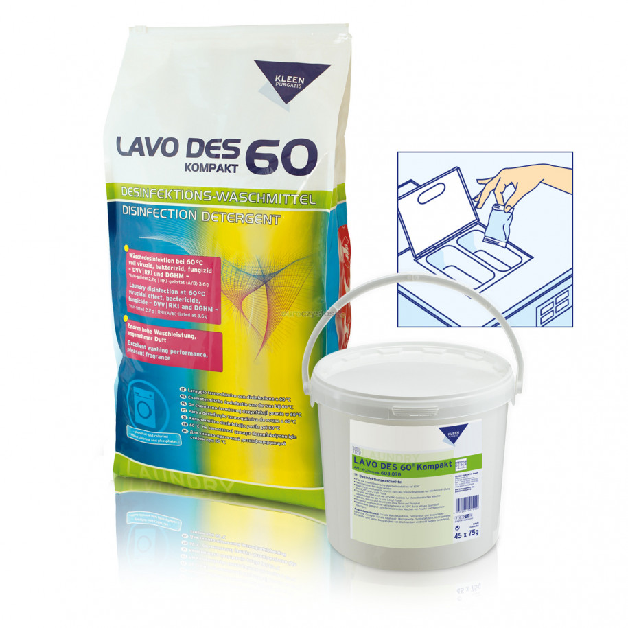 Kleen Lavo Des 60 Kompakt do dezynfekcji tkanin
