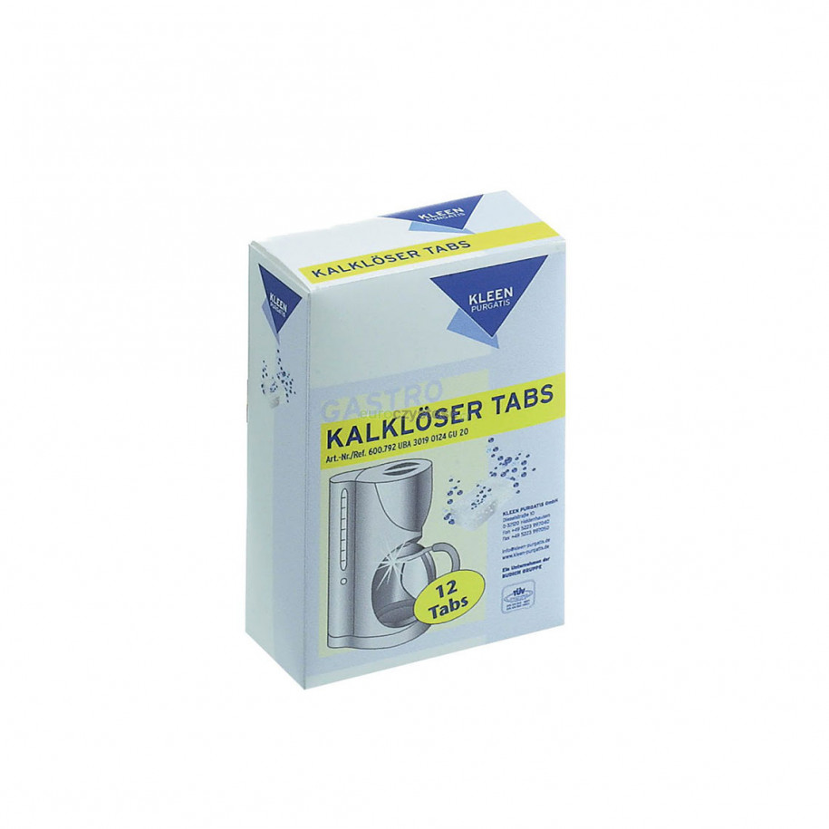 Kleen Decaclifier Tabs 12 szt x 15 g - tabletki usuwające kamień