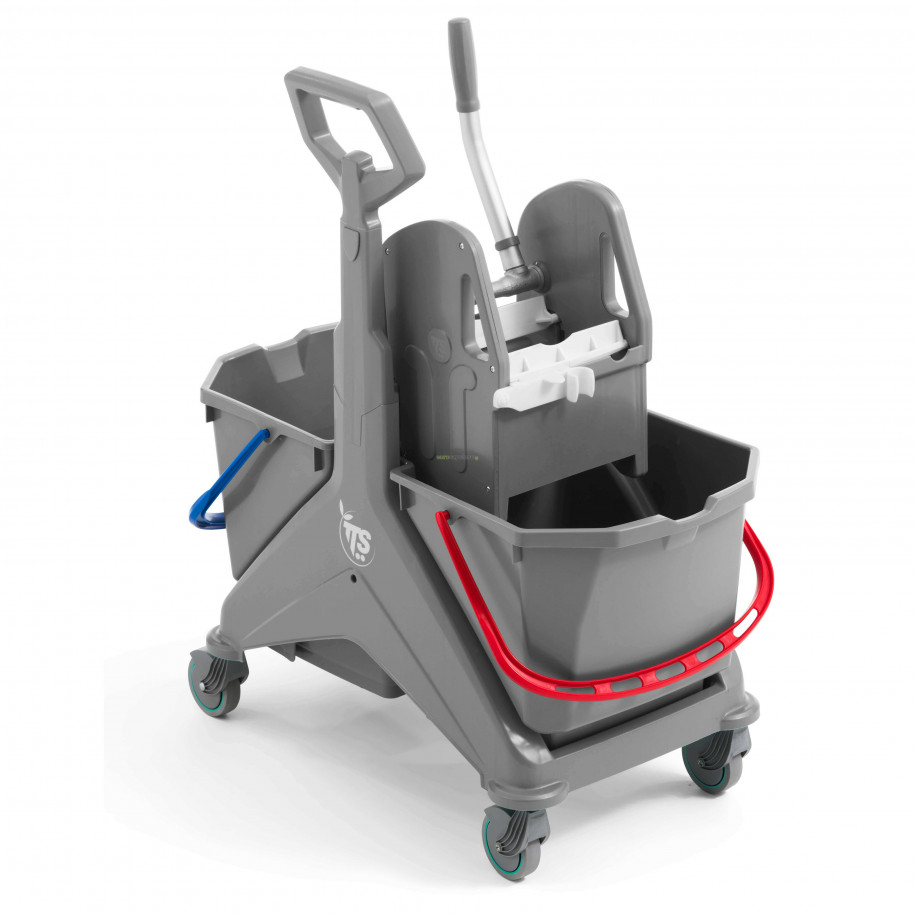 TTS Nickita wózek do sprzątania z wyciskarką szczękową TEC