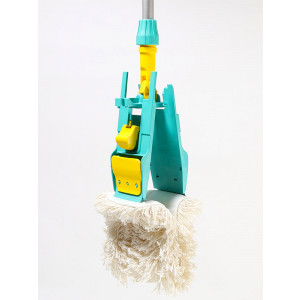 TTS zestaw do mycia podłogi - mop Light 3 otwory kompletny- bawełna- 40 cm, płyn sensative lemon, ściereczka z mikrofibry GRATIS