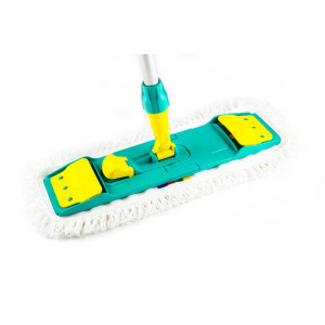 TTS zestaw do mycia podłogi - mop Light 3 otwory kompletny- bawełna- 40 cm, płyn sensative lemon, ściereczka z mikrofibry GRATIS