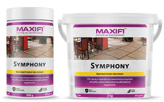 Maxifi Symphony do czyszczenia tapicerek, dywanów i wykładzin